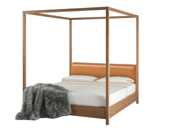 HAVANA - Canopy bed with upholstered headboard by Tonin Casa - view 2